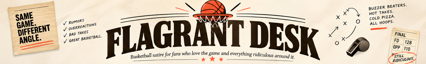 Flagrant Desk — Basketball satire for fans who love the game and everything ridiculous around it