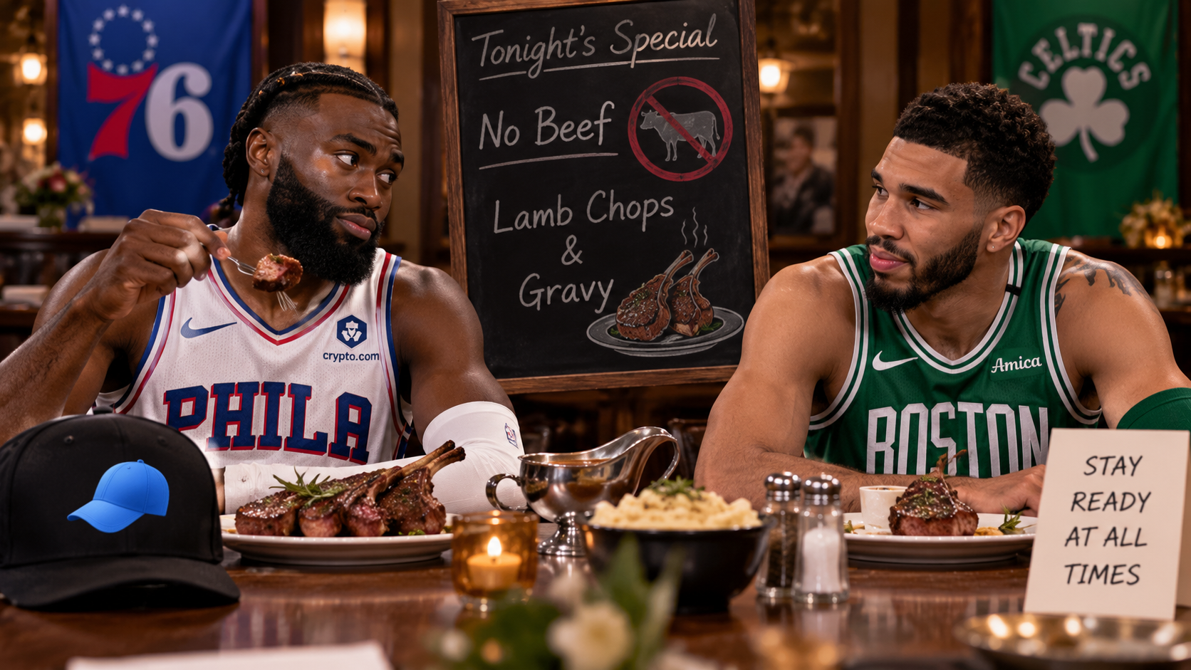 Jaylen Brown Denies Beef With Jayson Tatum, Confirms Smaller, More Manageable Meat-Based Disagreement
